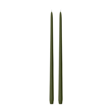 Olive 45cm Taper Candles - Pack of 96