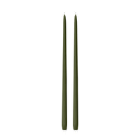 Olive 45cm Taper Candles - Pack of 96