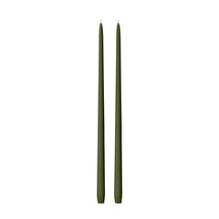 Olive 45cm Taper Candles - Pack of 96