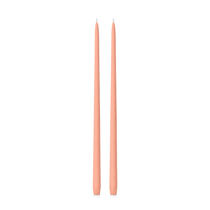 Peach 45cm Taper Candles - Pack of 96