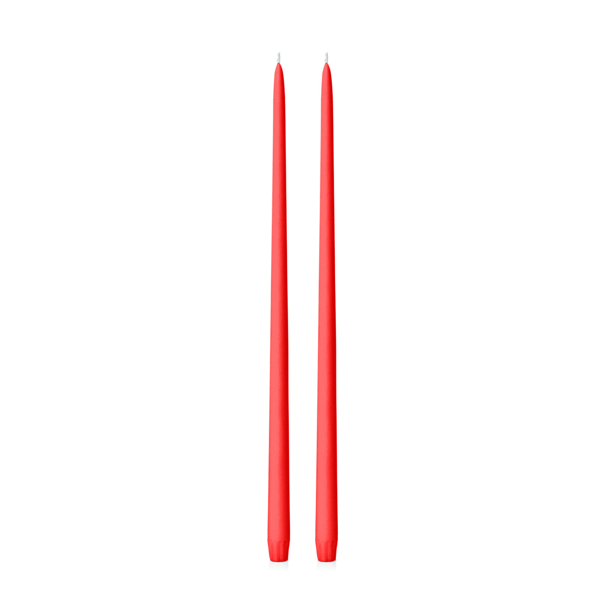 Scarlet 45cm Taper Candles Pack of 2