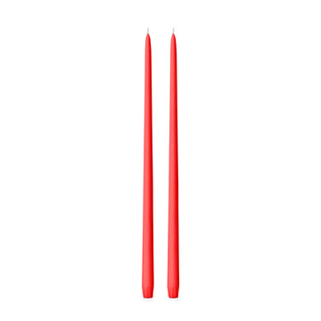 Scarlet 45cm Taper Candles - Pack of 96
