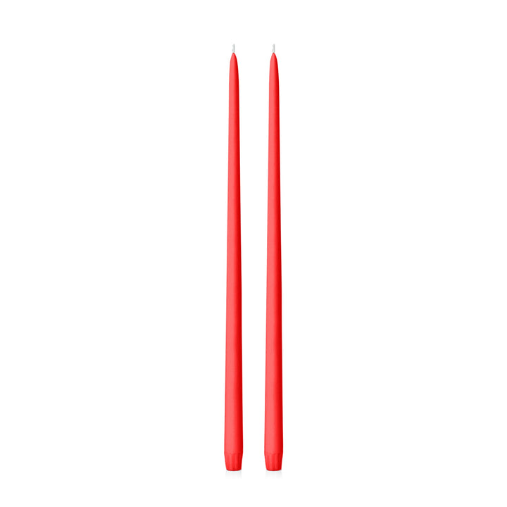 Scarlet 45cm Taper Candles - Pack of 96