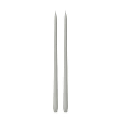 Stone 45cm Taper Candles Pack of 2