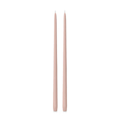 Vintage Blush 45cm Taper Candles Pack of 2