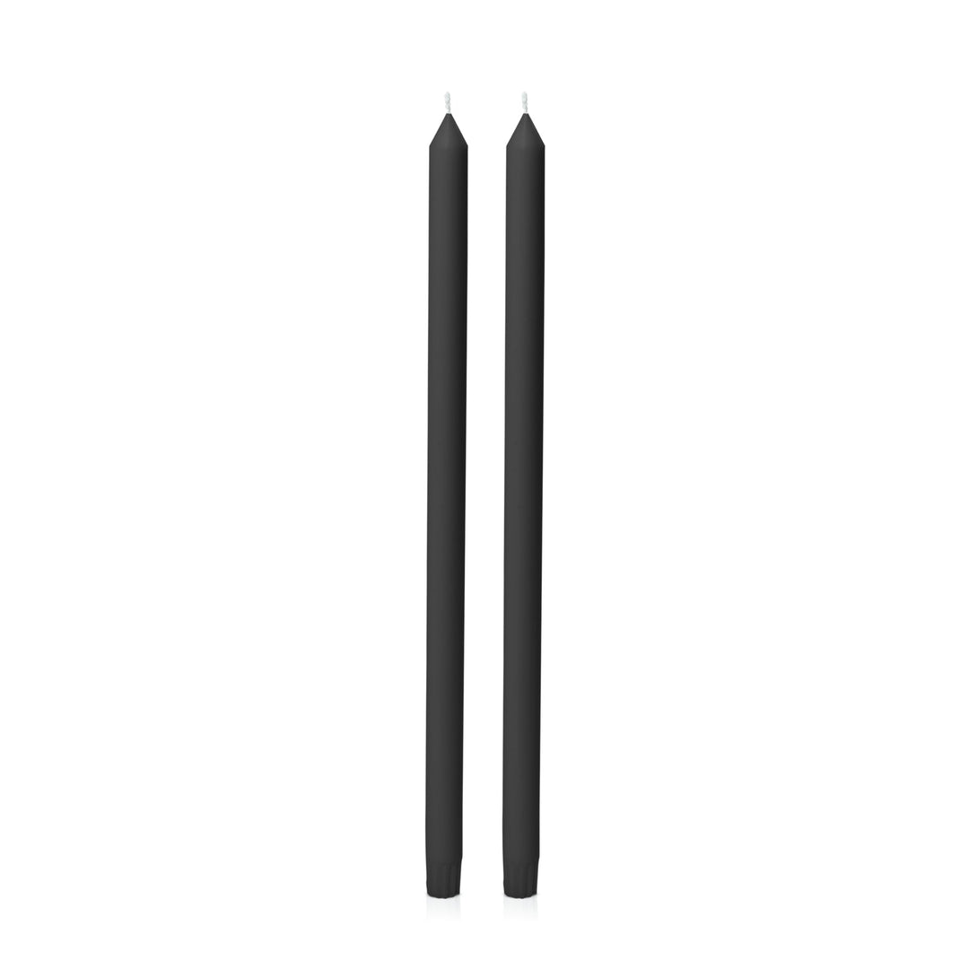 Black 50cm Dinner Candles - Pack of 96