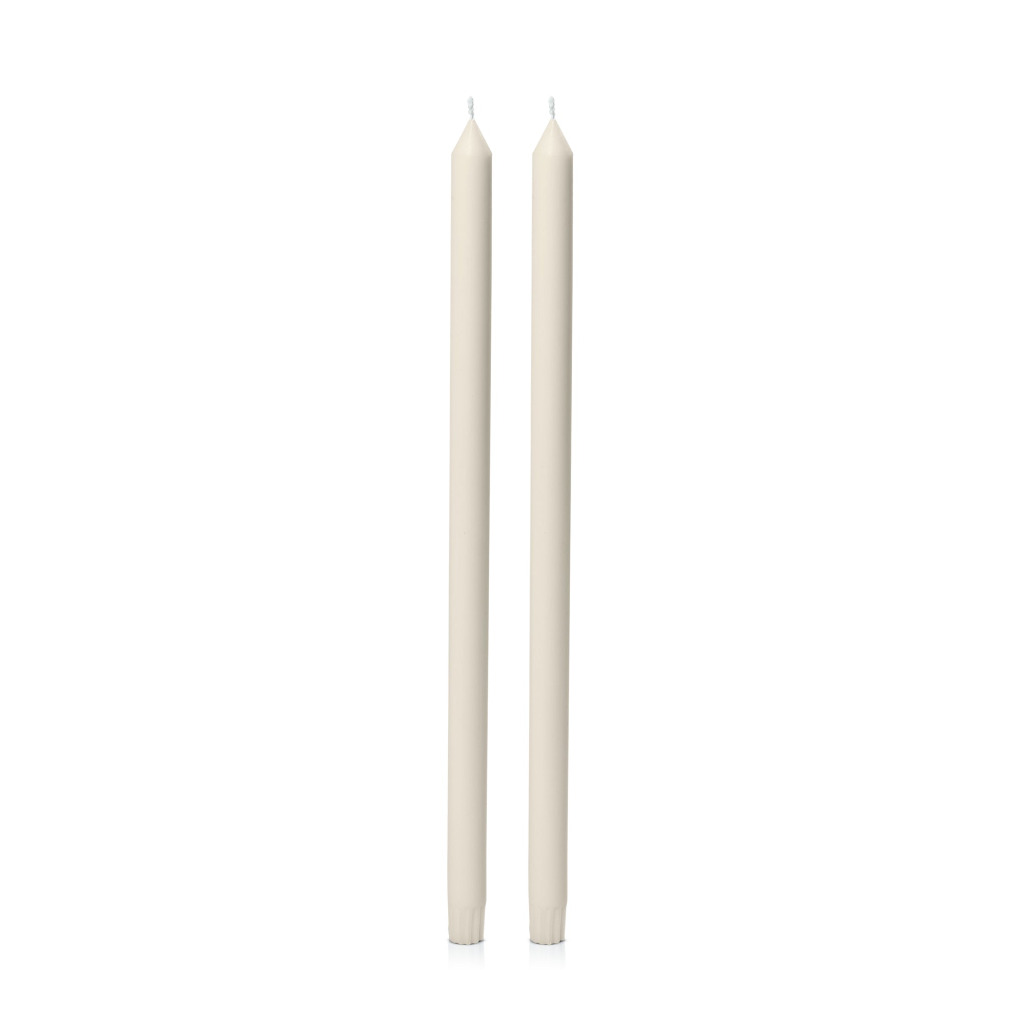 Ivory 50cm Dinner Candles Pack of 2