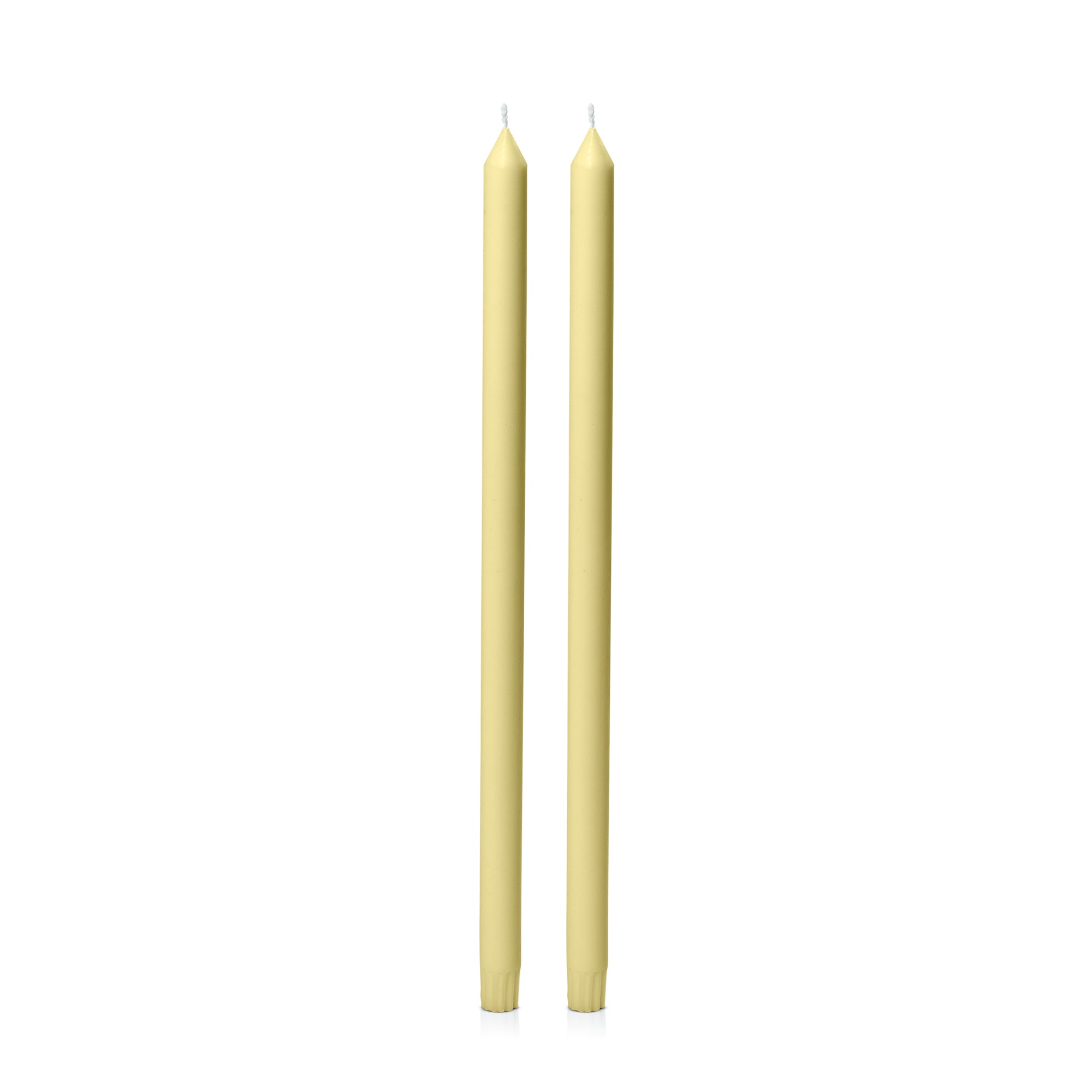 Lemon 50cm Dinner Candles - Pack of 96