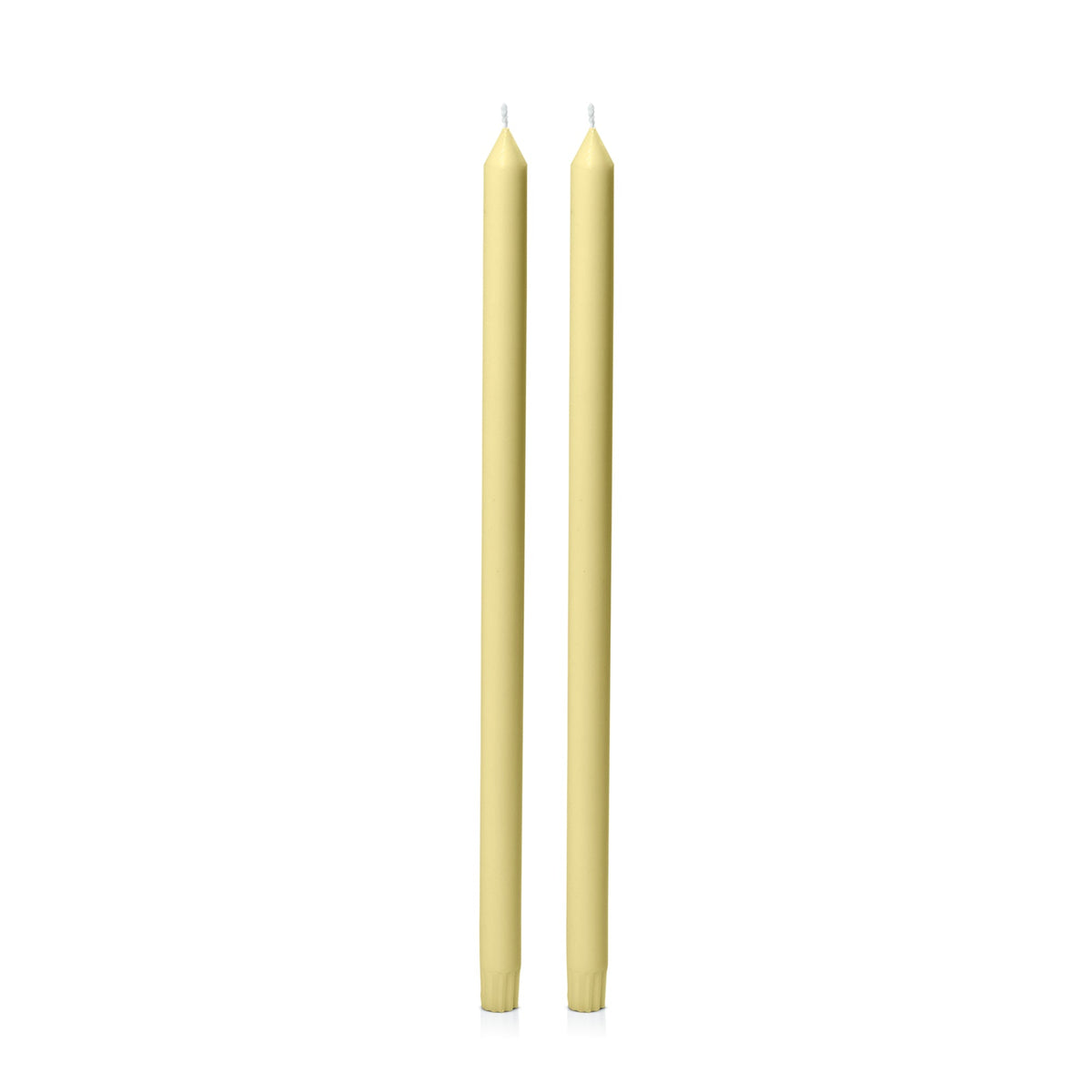 Lemon 50cm Dinner Candles - Pack of 96