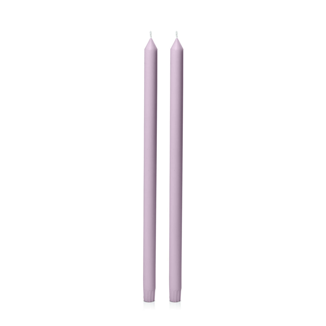 Lilac 50cm Dinner Candles - Pack of 96