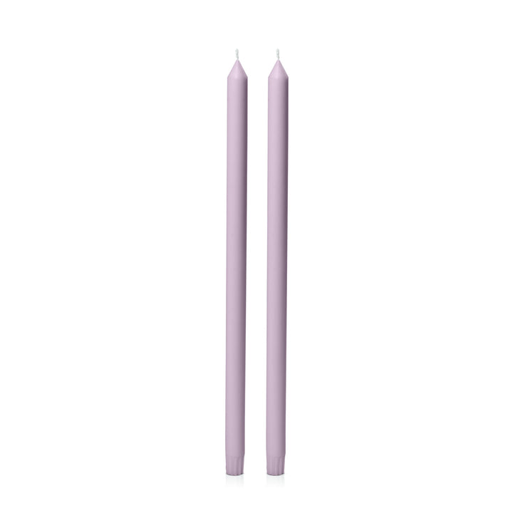 Lilac 50cm Dinner Candles - Pack of 96