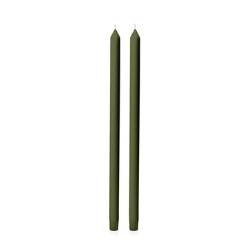Olive 50cm Dinner Candles - Pack of 96