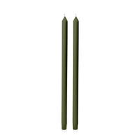 Olive 50cm Dinner Candles - Pack of 96