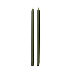 Olive 50cm Dinner Candles Pack of 2