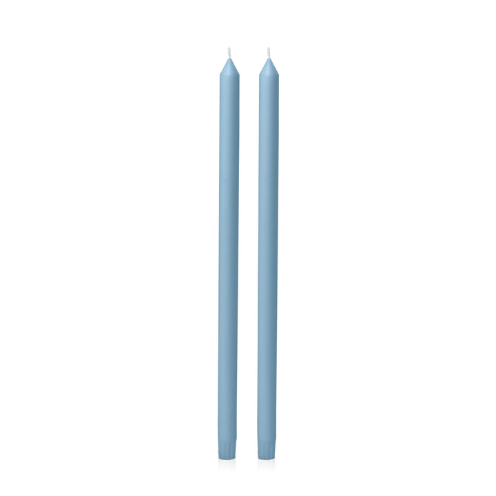 Pastel Blue 50cm Dinner Candles - Pack of 96