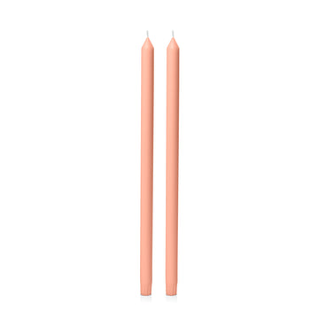 Peach 50cm Dinner Candles - Pack of 96