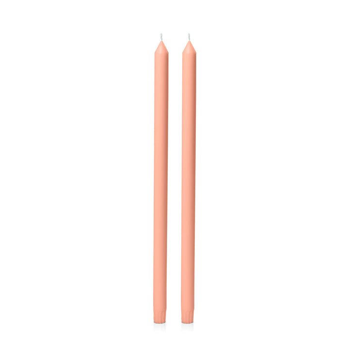 Peach 50cm Dinner Candles - Pack of 96