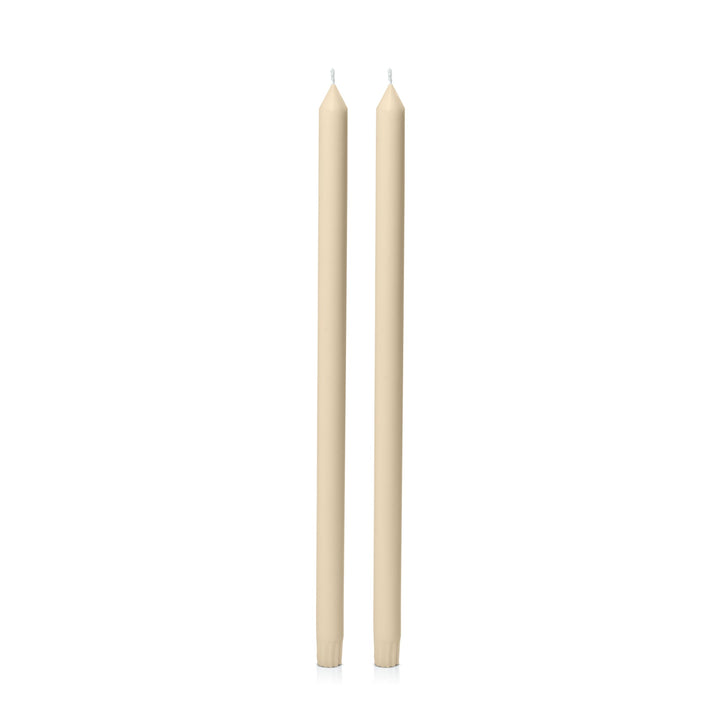 Sandstone 50cm Dinner Candles - Pack of 96