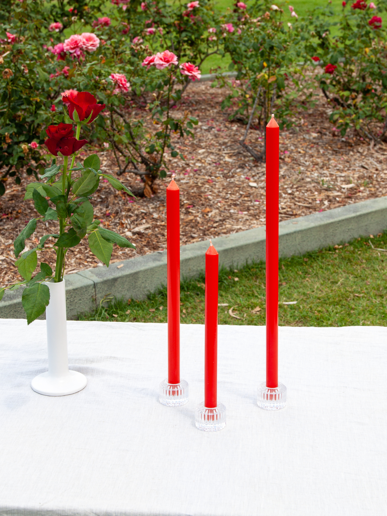 Scarlet 60cm Dinner Candles