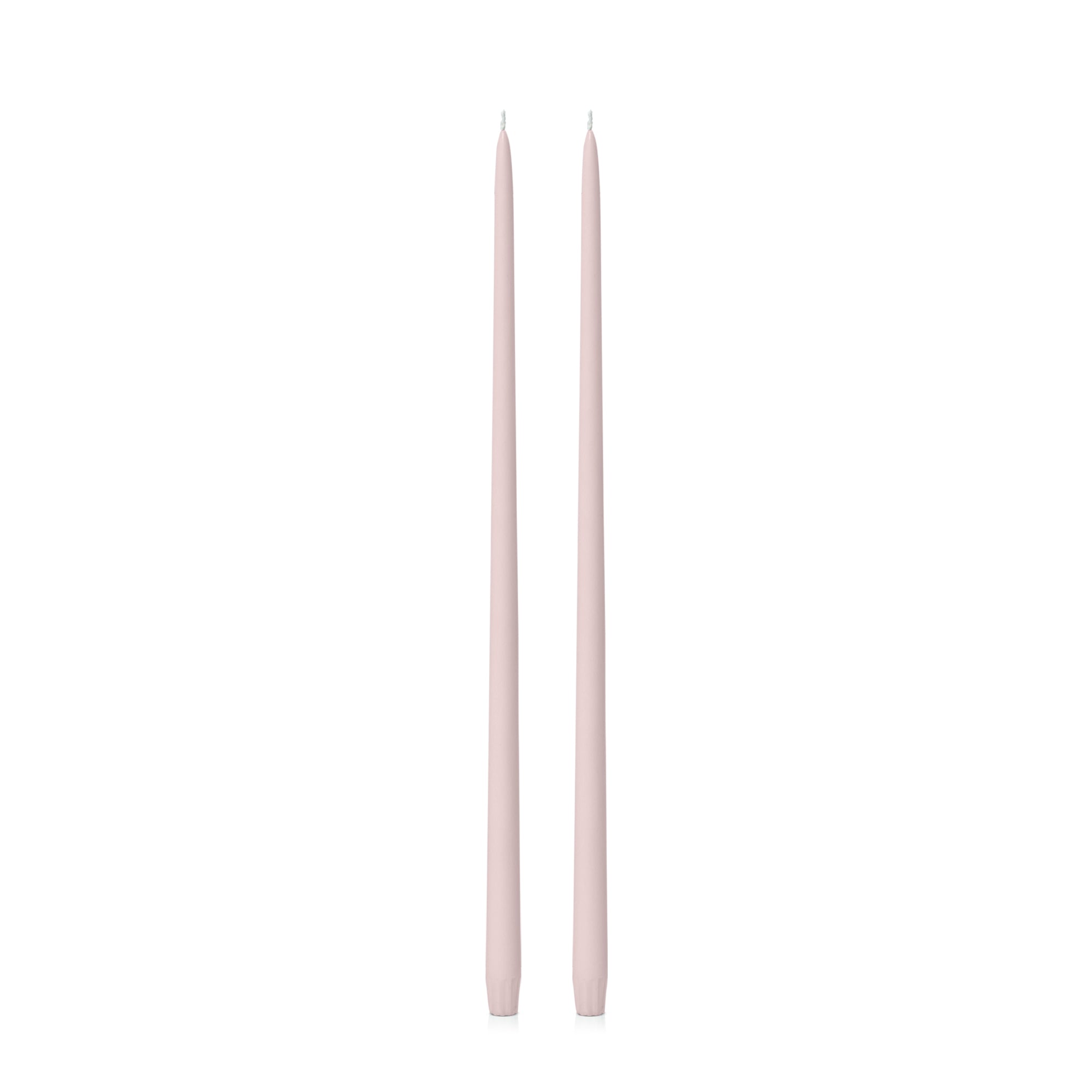 Antique Pink 55cm Taper Candles Pack of 2