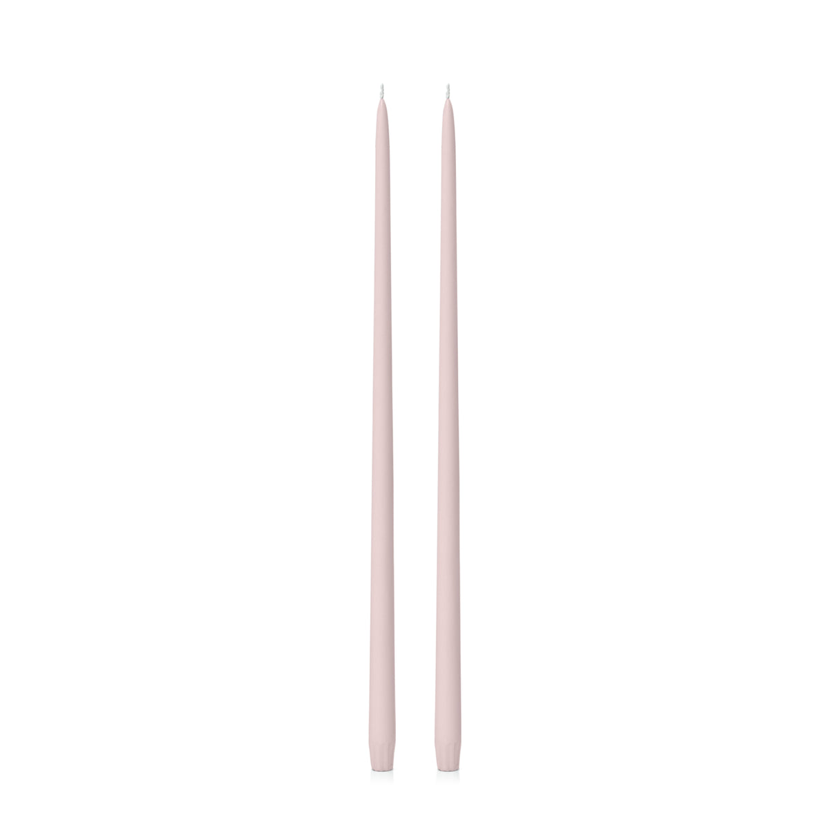 Antique Pink 55cm Taper Candles Pack of 2
