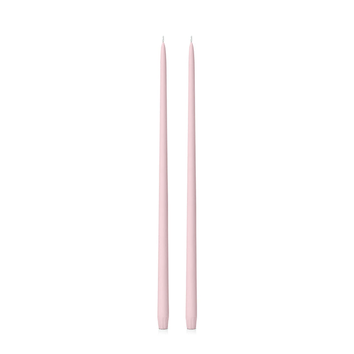 Blush Pink 55cm Taper Candles - Pack of 96