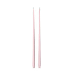 Blush Pink 55cm Taper Candles Pack of 2