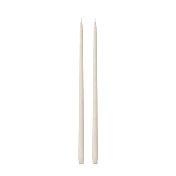 Ivory 55cm Taper Candles - Pack of 96