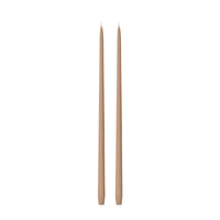 Latte 55cm Taper Candles