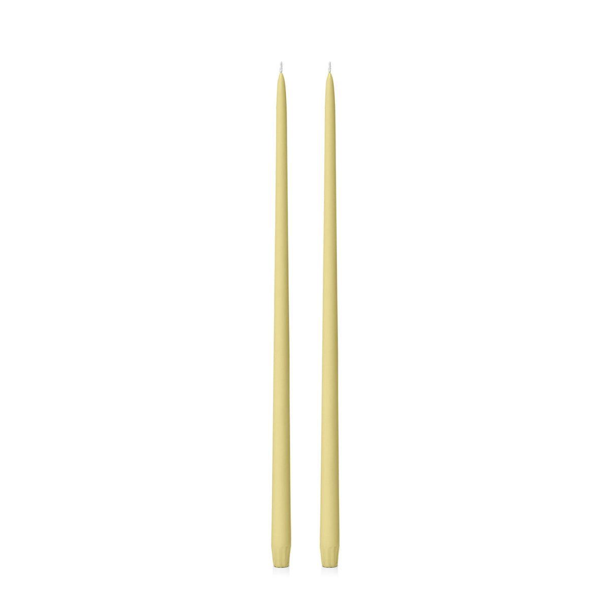 Lemon 55cm Taper Candles - Pack of 96