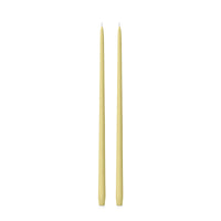 Lemon 55cm Taper Candles - Pack of 96