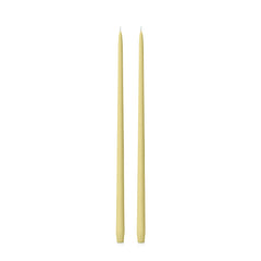 Lemon 55cm Taper Candles Pack of 2