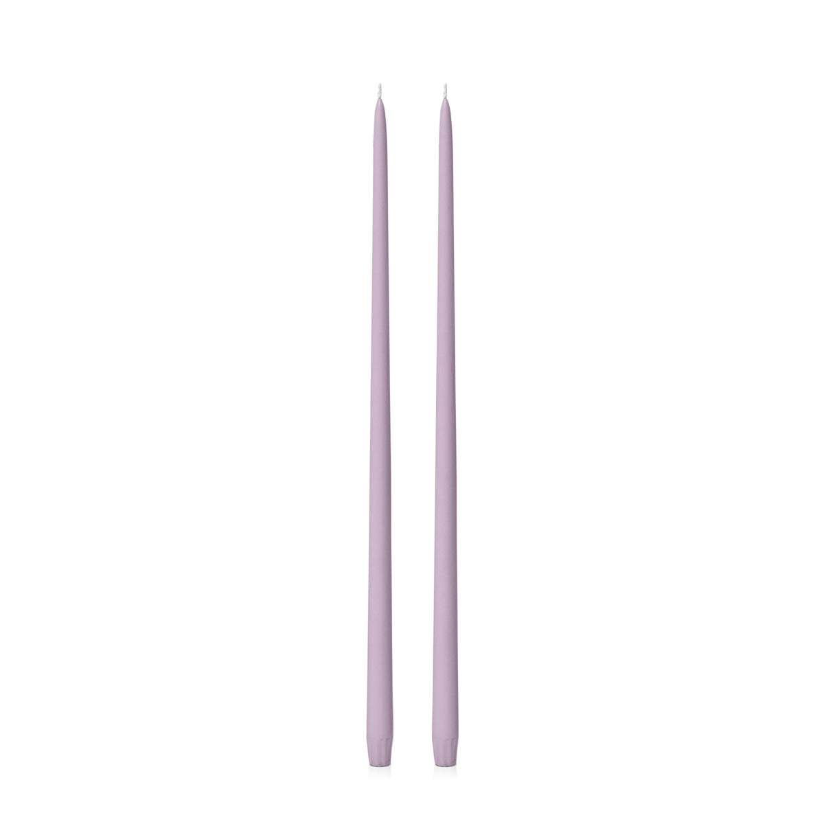 Lilac 55cm Taper Candles Pack of 2