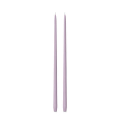 Lilac 55cm Taper Candles Pack of 2