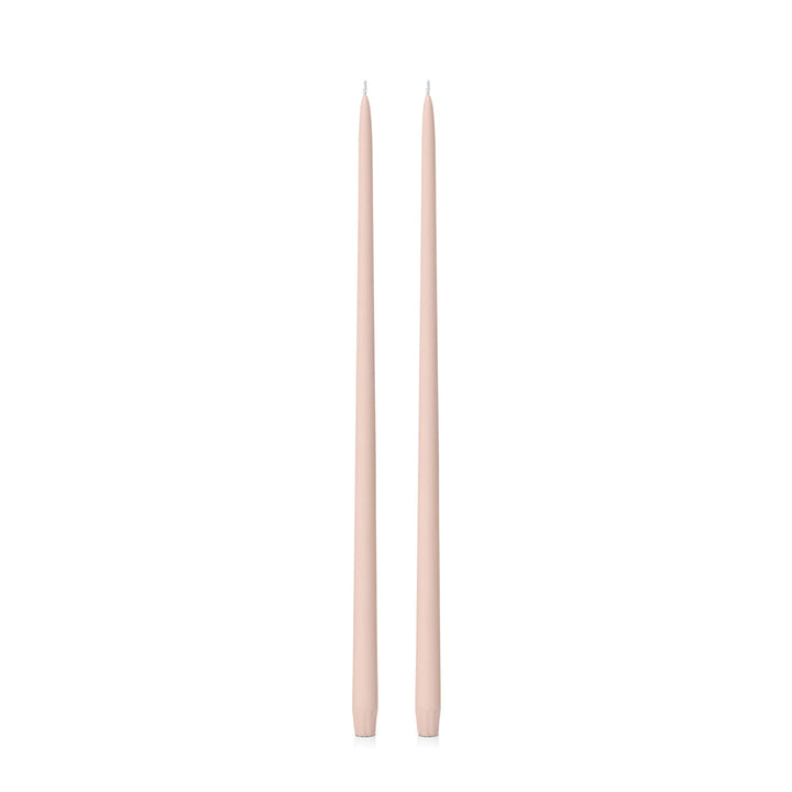 Nude 55cm Taper Candles - Pack of 96