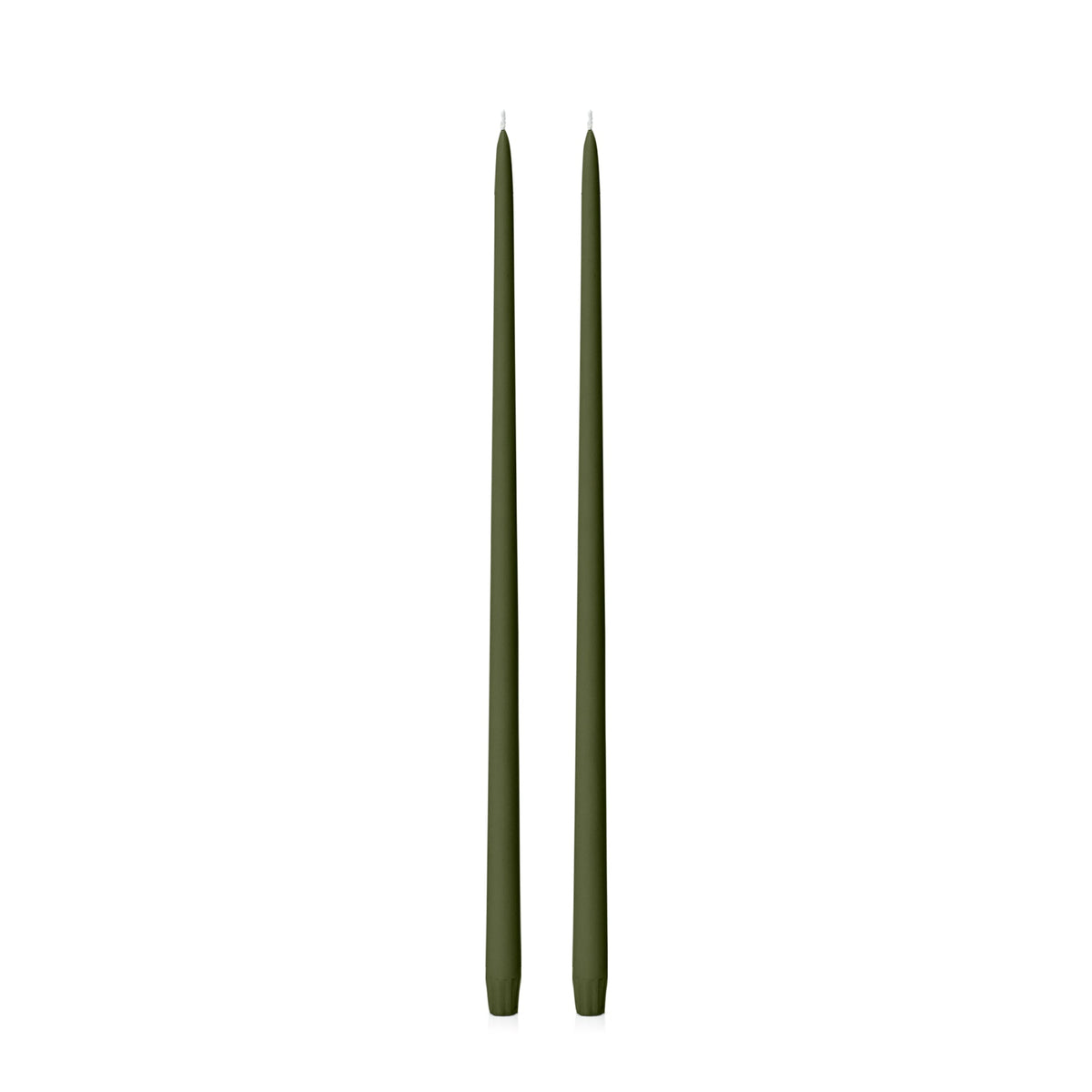 Olive 55cm Taper Candles - Pack of 96