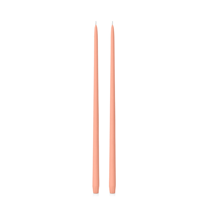 Peach 55cm Taper Candles - Pack of 96