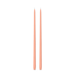 Peach 55cm Taper Candles Pack of 2