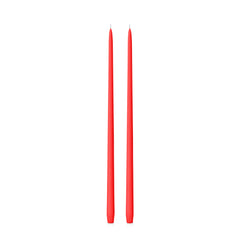 Scarlet 55cm Taper Candles Pack of 2