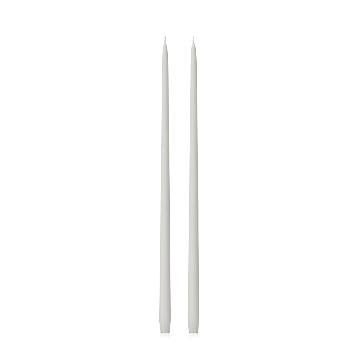 Stone 55cm Taper Candles Pack of 2