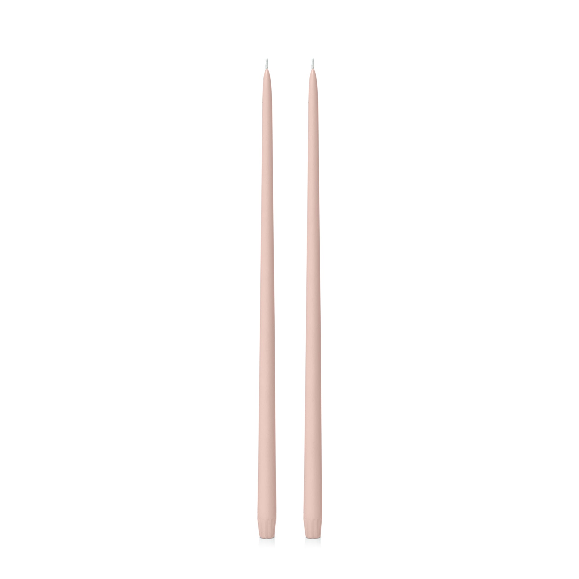 Vintage Blush 55cm Taper Candles Pack of 2