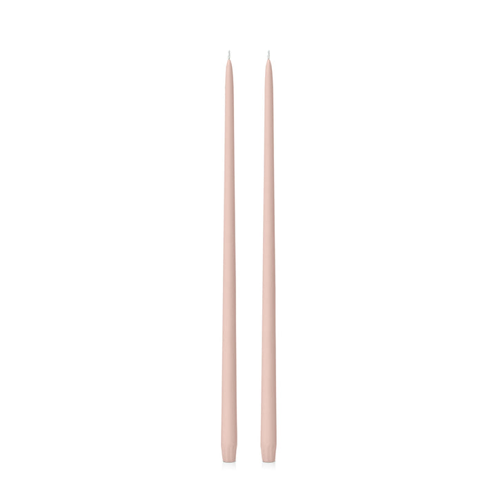 Vintage Blush 55cm Taper Candles - Pack of 96