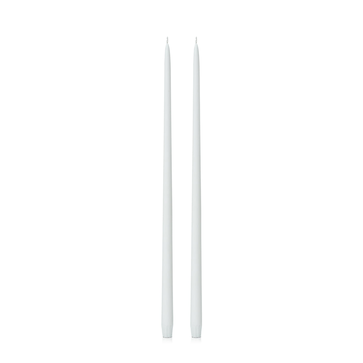 White 55cm Taper Candles Pack of 2