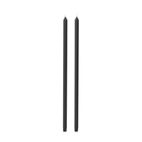 Black 60cm Dinner Candles