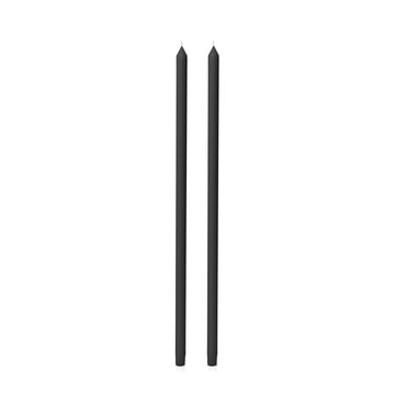 Black 60cm Dinner Candles - Pack of 96