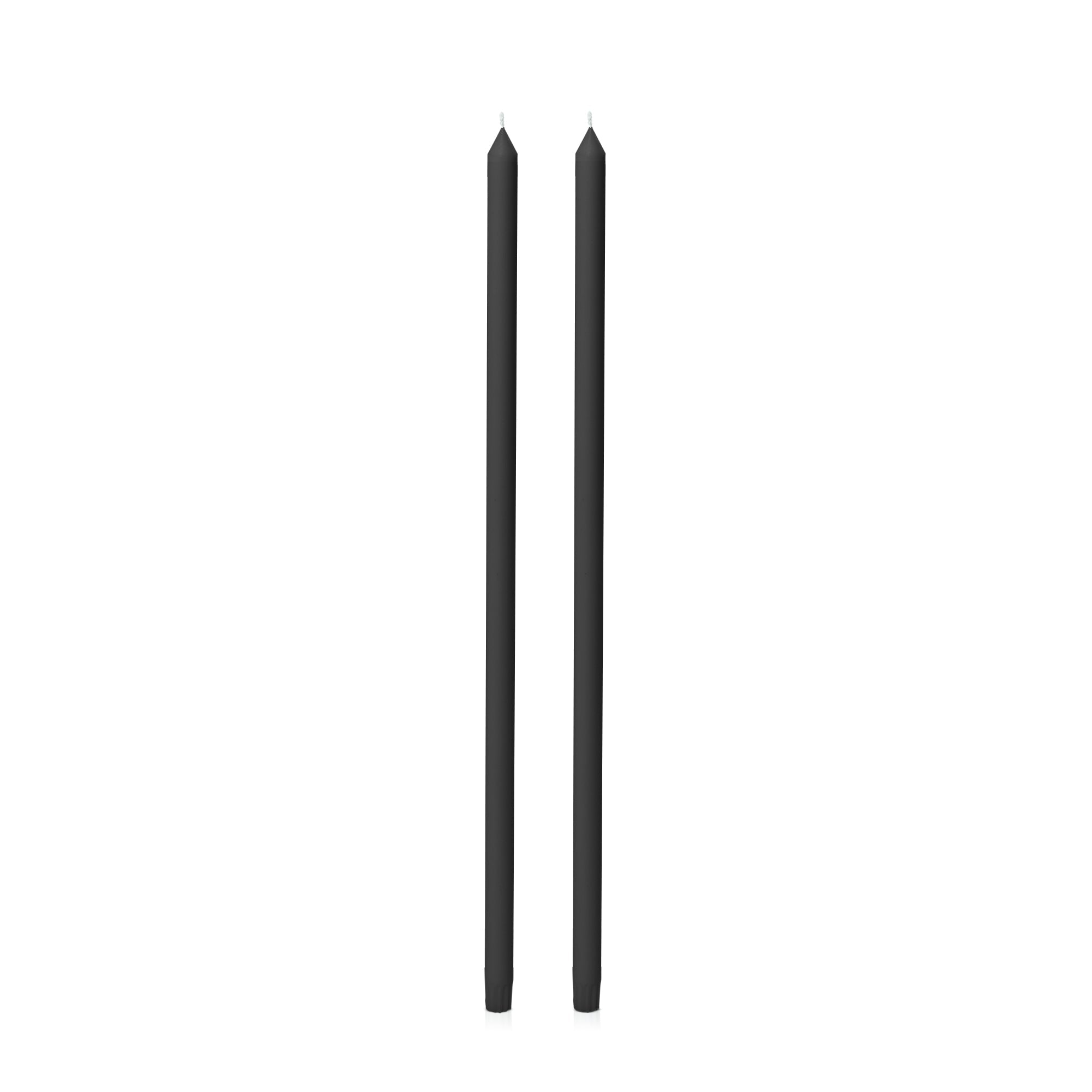 Black 60cm Dinner Candles - Pack of 96
