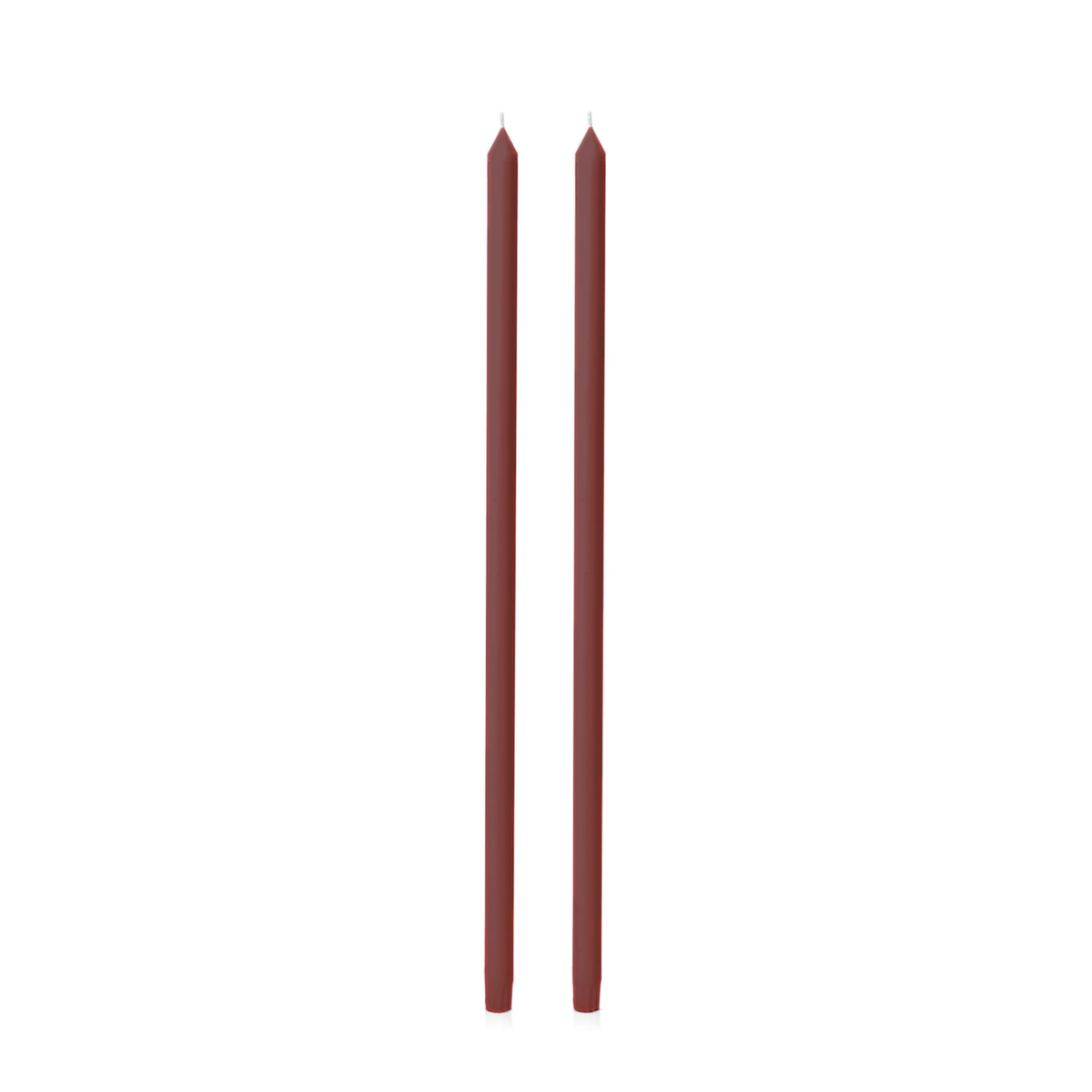 Burgundy 60cm Dinner Candles