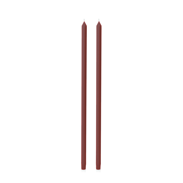 Burgundy 60cm Dinner Candles
