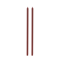Burgundy 60cm Dinner Candles