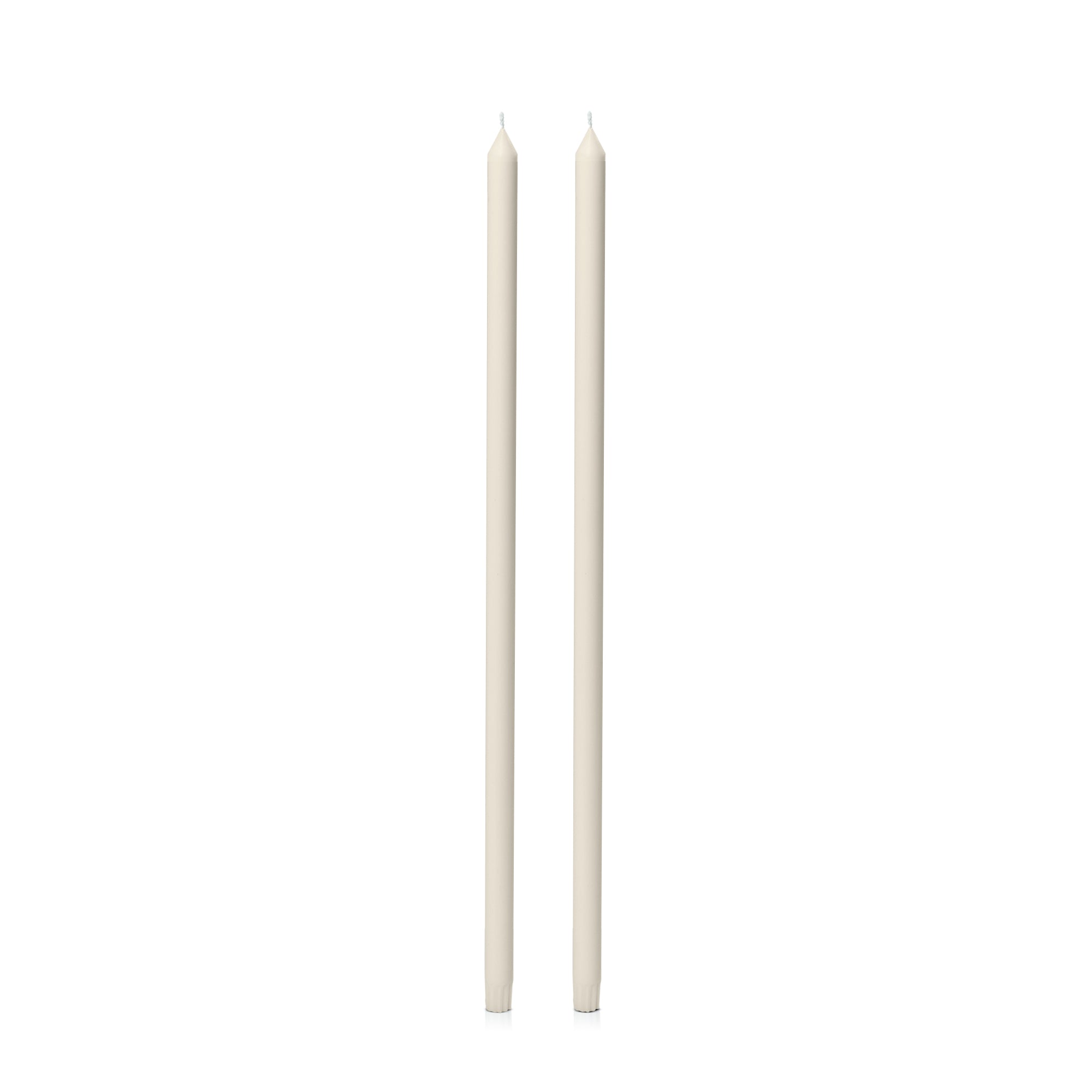 Ivory 60cm Dinner Candles Pack of 2